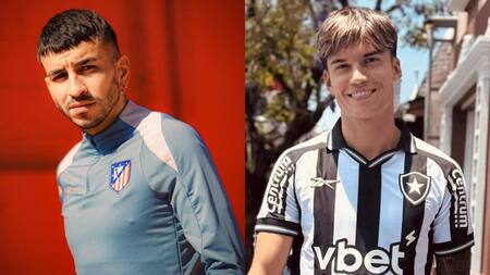 Ángel Correa y Joaquín Correa. Fotos: Instagram.