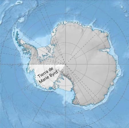 Tierra de Marie Byrd. Foto: Facebook / GEOScentricos.