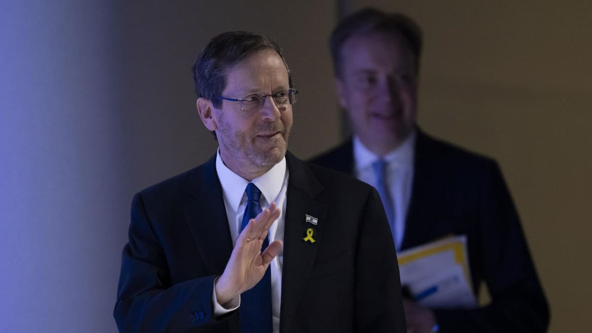 Isaac Herzog, presidente de Israel. Foto: EFE.