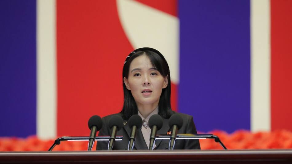 Kim Yo-jong, hermana del líder norcoreano Kim Jong-Un. Foto: Reuters.