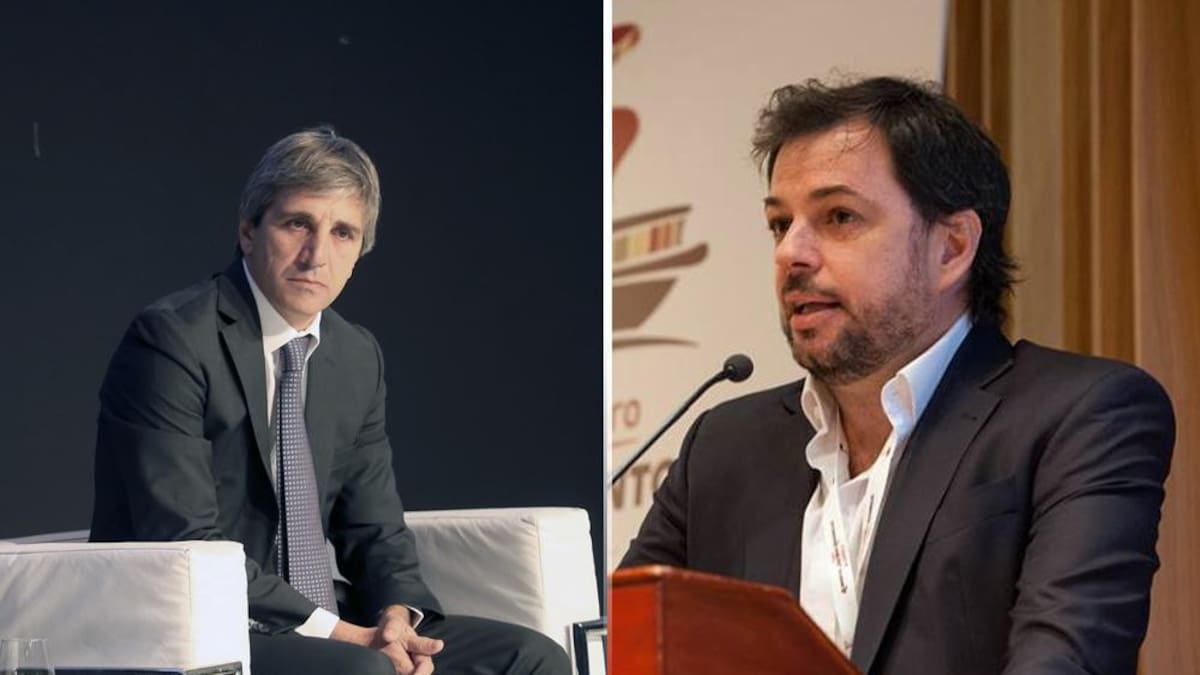 Luis Caputo y Valentín Díaz Gilligan