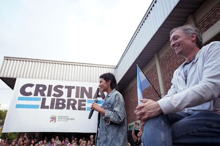 Mayra Mendoza y Máximo Kirchner