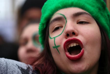 Aborto Legal, marcha a favor frente al Congreso, Reuters