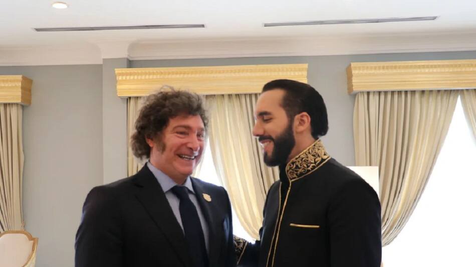 Nayib Bukele visitará Argentina y se reunirá con Javier Milei. Foto: archivo NA