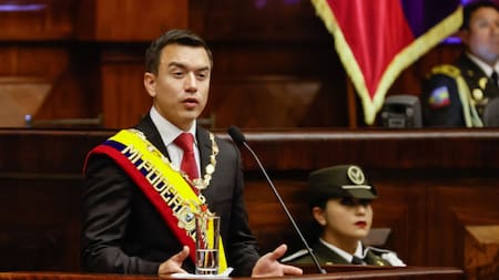 Daniel Noboa, presidente de Ecuador. Foto: Reuters.