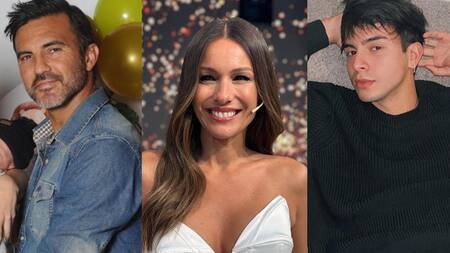 Pampita, Fabian Cubero y Rusherking. Foto: Instagram