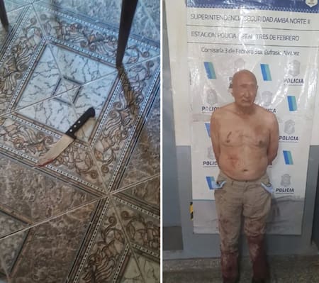 Un jubilado asesinó a puñaladas a su esposa en su casa de Loma Hermosa. Foto: NA.