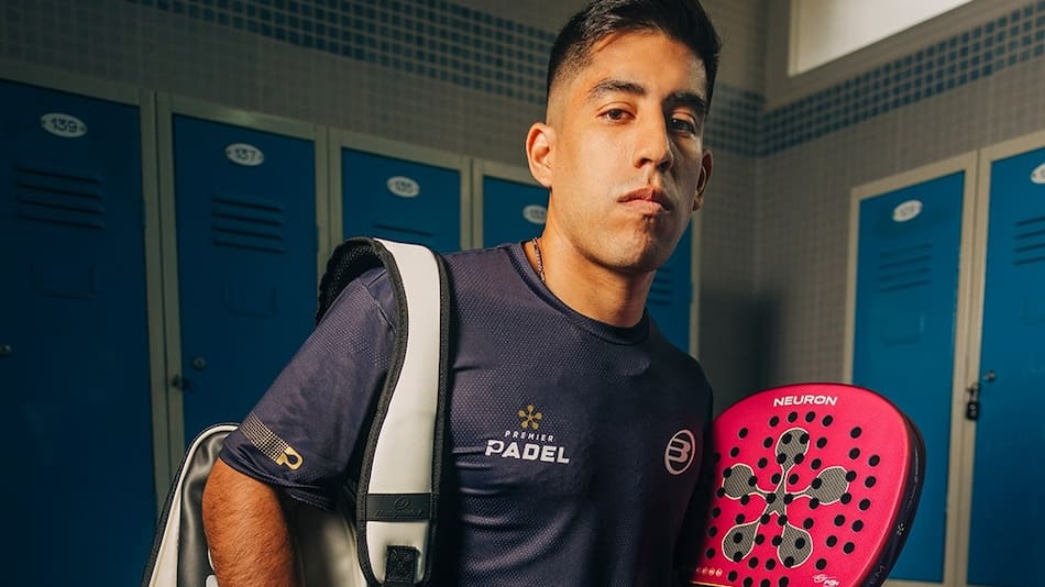 Federico Chingotto, número 3 del ranking mundial, auspiciado por Bullpadel.