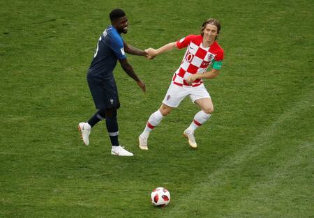 Final Mundial 2018 - Selección Croacia vs Selección Francia (Reuters)