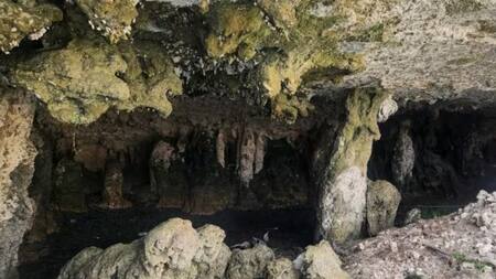 La cueva que reapareció en Canyon Lake. Foto: JM Pérez; Canyon Lake.