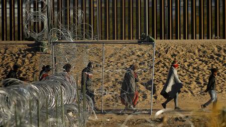 Frontera entre Estados Unidos y México. Foto: Reuters