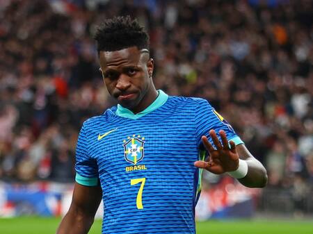 Vinicius; Selección Brasil. Foto: Reuters.