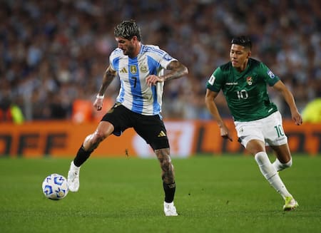 Rodrigo De Paul; Selección Argentina. Foto: Reuters.