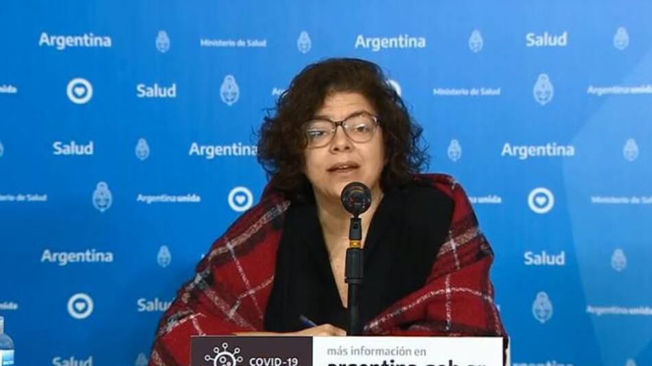 Carla Vizzotti, reporte del Ministerio de Salud por coronavirus en Argentina