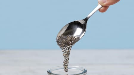 Agua con chia. Foto Freepik