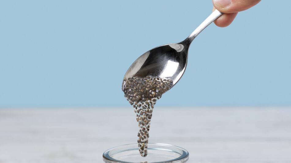 Agua con chia. Foto Freepik