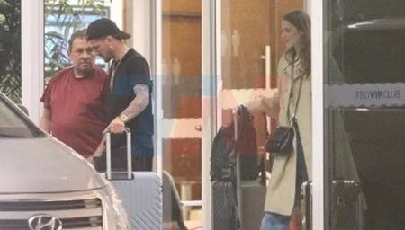 De Paul y Tini en Argentina. Foto: NA/TN.