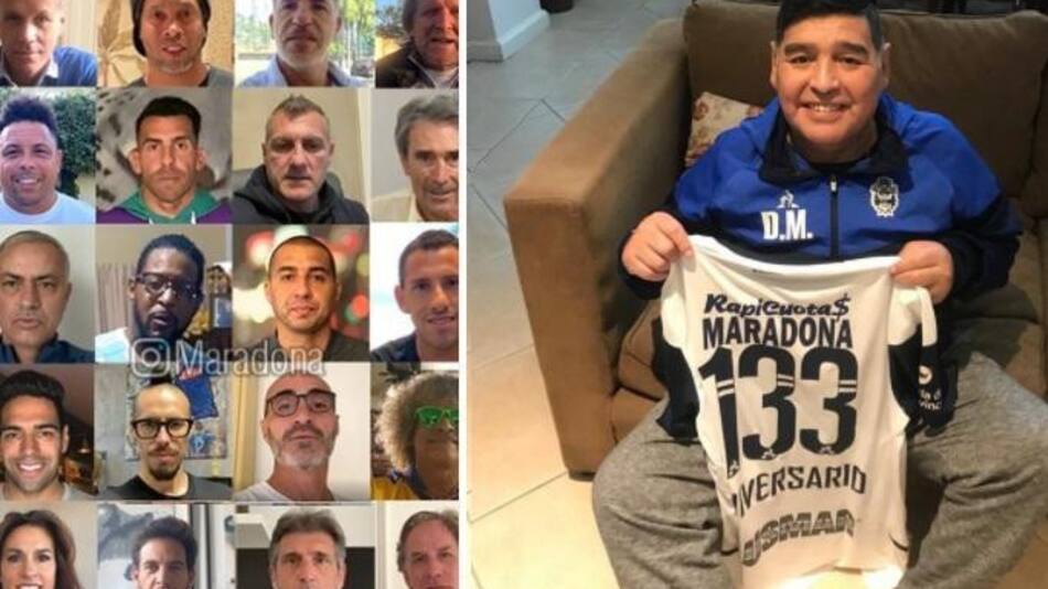 Famosos del deporte en el saludo por los 60 años de Diego Maradona, INSTAGRAM