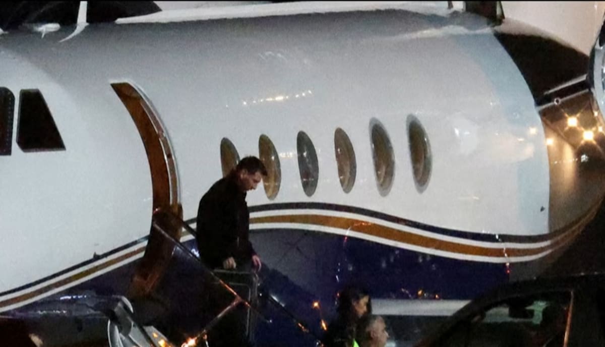 Lionel Messi llegó a Rosario