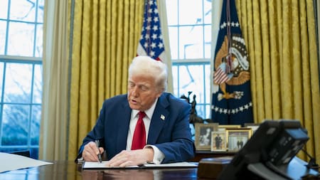 Donald Trump, presidente de Estados Unidos. Foto: EFE/Bonnie Cash.