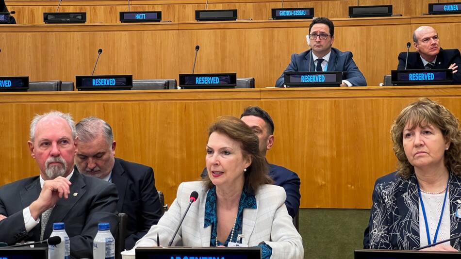 Ministra de Relaciones Exteriores, Diana Mondino. Foto: NA