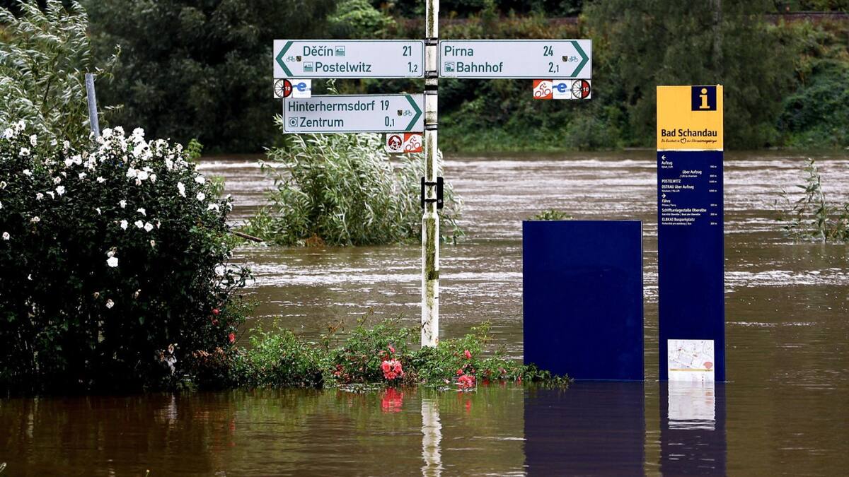 Las consecuencias de la tormenta Boris en Europa. Foto: EFE.