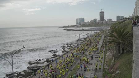 Maratón de Mar del Plata. Foto: NA