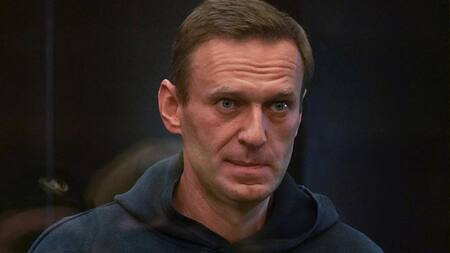 Alexei Navalny, en juicio en su contra, REUTERS