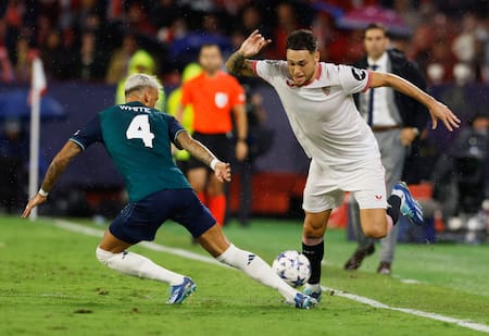 Champions League, Sevilla vs. Arsenal. Foto: NA.