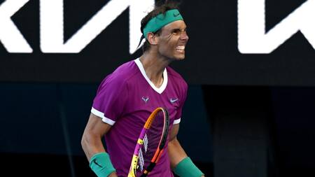 Rafael Nadal, Abierto de Australia. EFE.