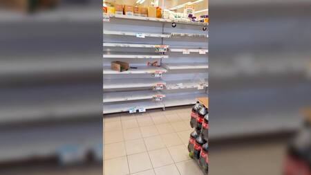 Efecto Coronavirus en supermercados, desabastecimiento de productos
