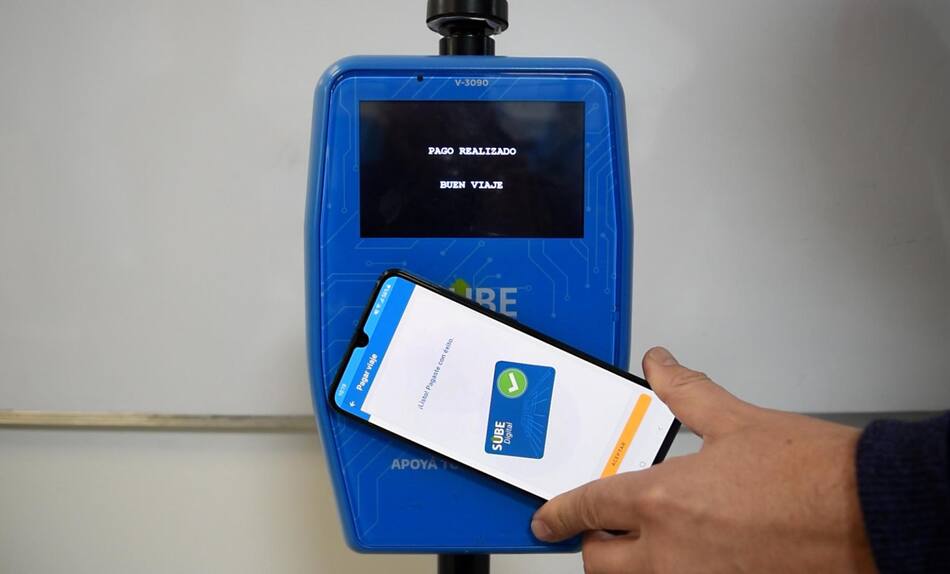 Tarjeta Sube. Foto: NA.