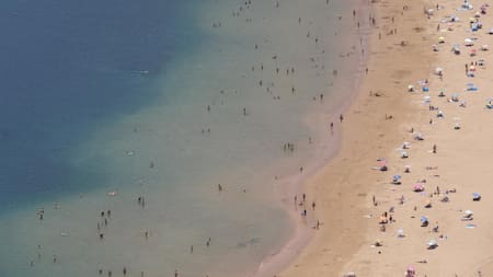 Los mares que rodean a España alcanzaron la temperatura más alta en más de 80 años. Foto: EFE