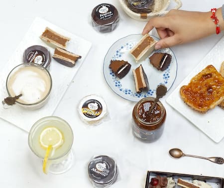 Alfajor de Milagros del Cielo. Foto: Instagram @milagrosdelcielo_mdp