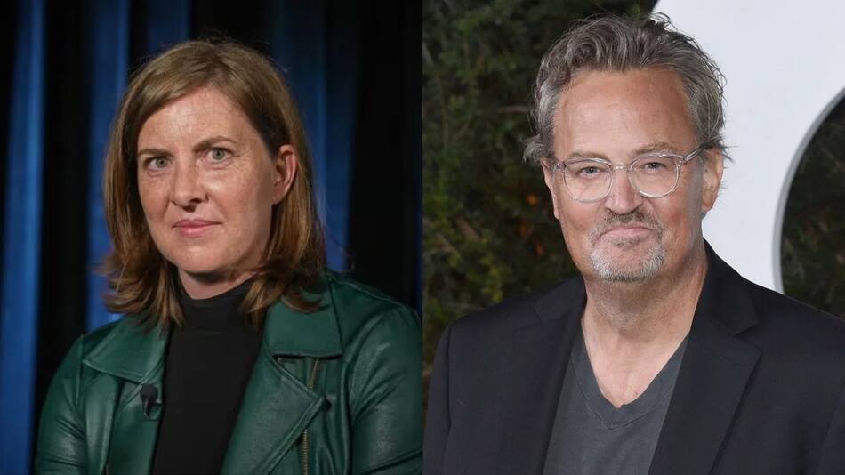 Matthew Perry y su hermana Caitlin. Fuente: NA