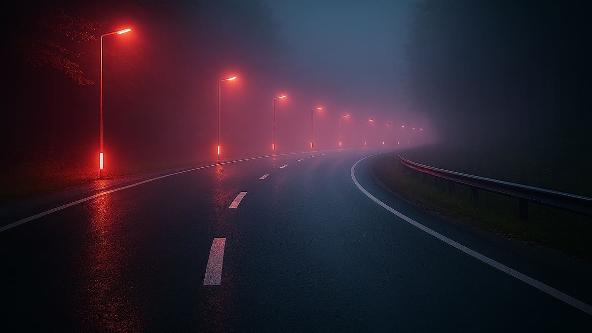 Una ciudad europea ilumina sus calles con luz roja: los motivos detrás del cambio que involucra a los murciélagos.