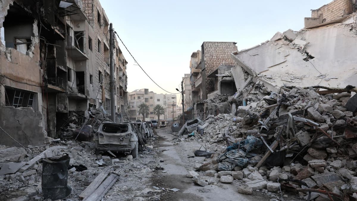Ataque de Rusia a Siria. Foto: EFE.