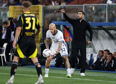 Cesc Fábregas en el Como. Foto: REUTERS.