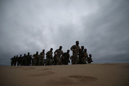 Ejercicios en conjunto de fuerzas de Estados Unidos y Corea del Sur. Foto: Reuters.