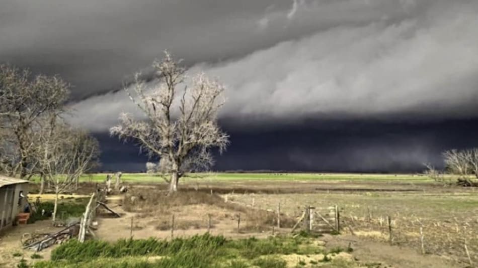 Tormenta Santa Rosa. Foto: NA.