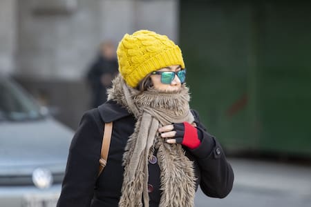 Frío, invierno, clima. Foto: NA.