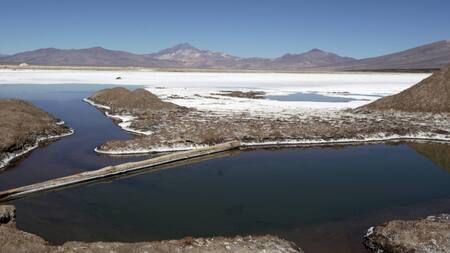 Litio chileno. Foto: EFE