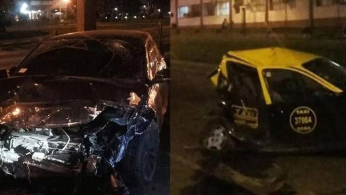 El auto de Nahuel Zárate. Foto: NA.