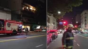 Incendio fatal en un edificio de Palermo: una mujer murió, hubo heridos y decenas de evacuados
