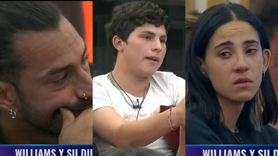 La emoción de la casa de Gran Hermano ante el relato de la historia de vida de un participante. Fotos: captura de video.