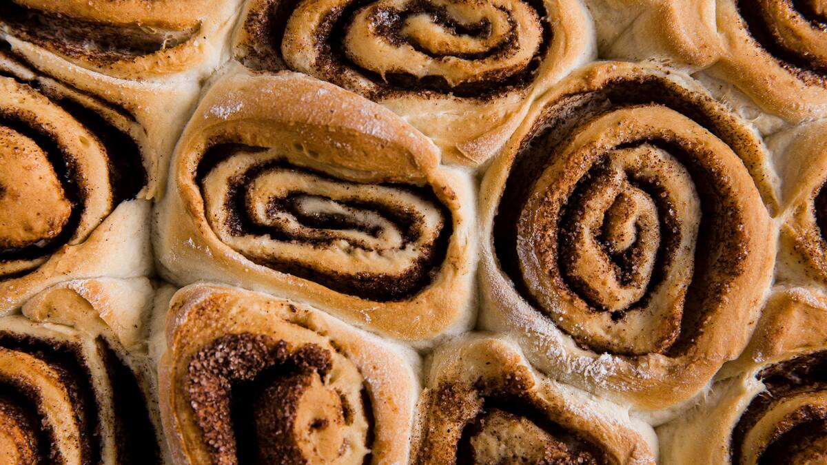 Rolls de dulce de leche.