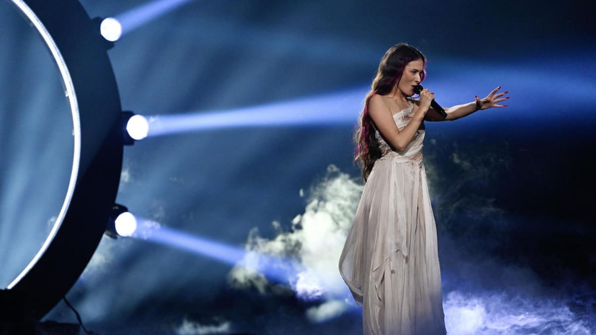 Abucheos a la participante israelí en Eurovisión. Foto: EFE