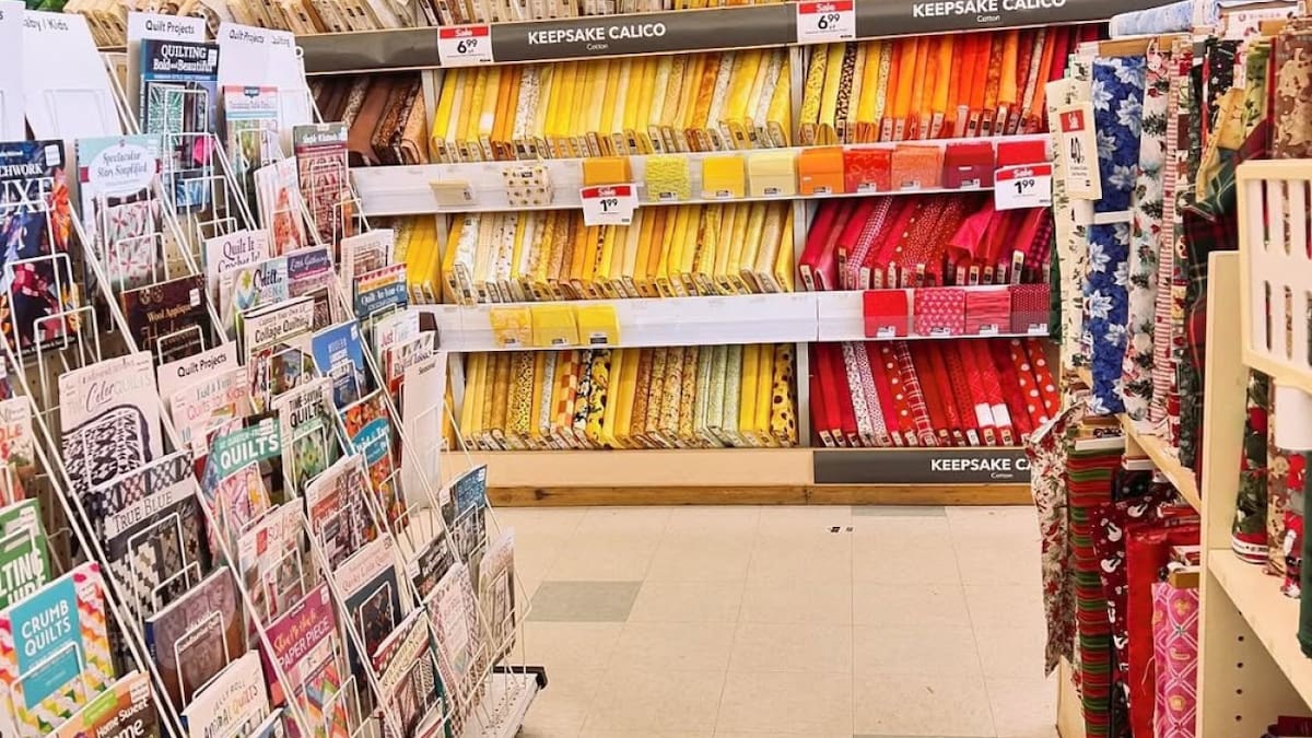 Cierra una histórica fábrica de telas. Foto: Instagram @joann_stores