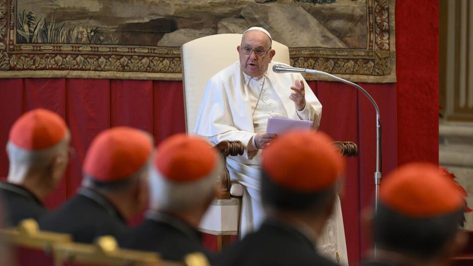 El papa Francisco pidió por una tregua global. Foto: EFE.