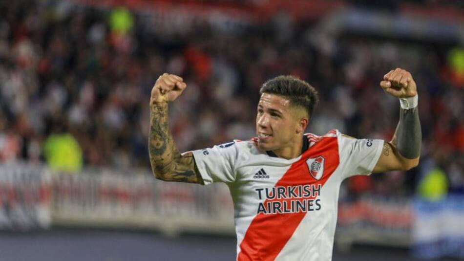 Enzo Fernández, River. Foto: NA.
